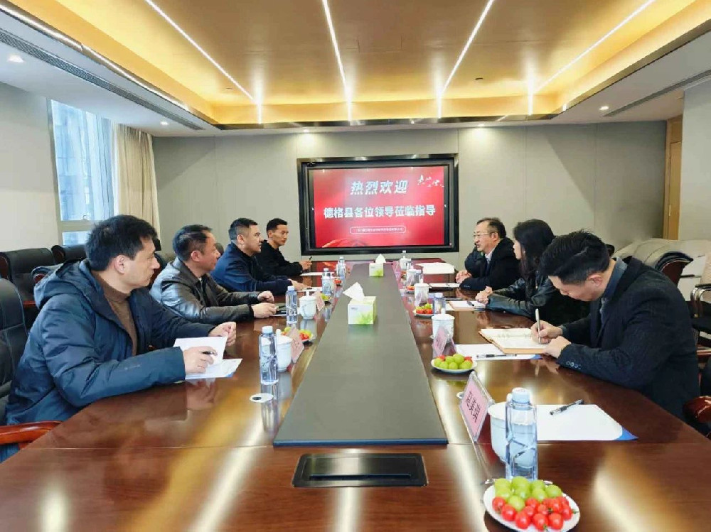 德格县县长次称叶西一行到3118云顶集团集团考察座谈